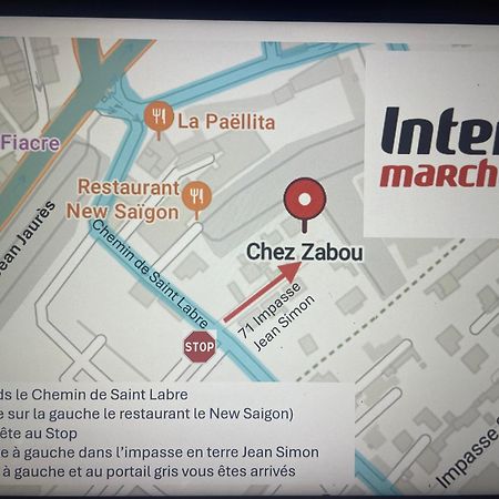 "Chambre" Chez Zabou Carpentras Exterior foto